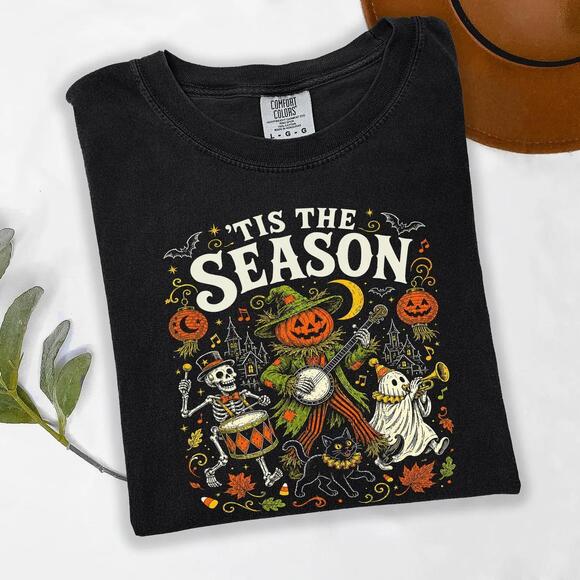 Other - Tis The Season S T-Shirt, Halloween Music Lover Gift, Spooky